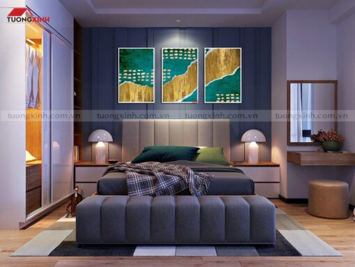 Tranh treo phòng ngủ phong cách nghệ thuật SCA968A