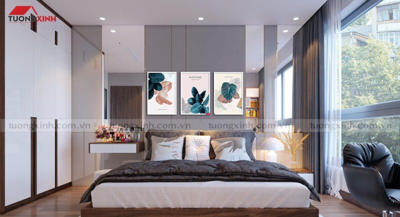 Tranh khung treo tường trang trí phòng ngủ SCA1293A