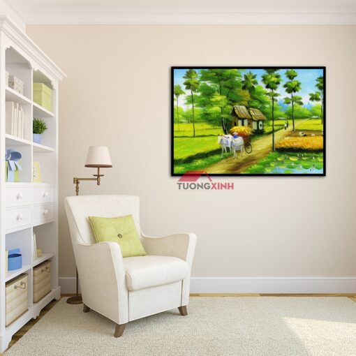 Tranh phong cảnh đồng quê TN1453