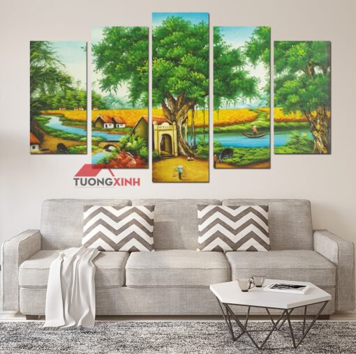 Tranh phong cảnh đồng quê TN1458