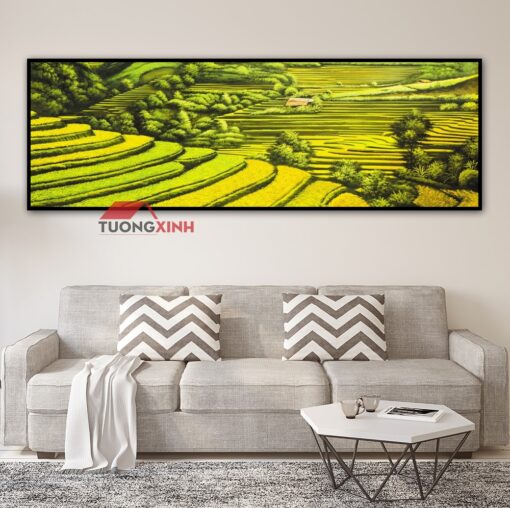 Tranh treo tường phong cảnh đồng quê TN1466