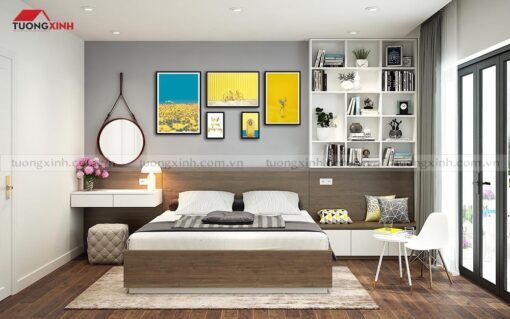 Tranh trang trí phòng ngủ phong cách Bắc Âu SCA1168A