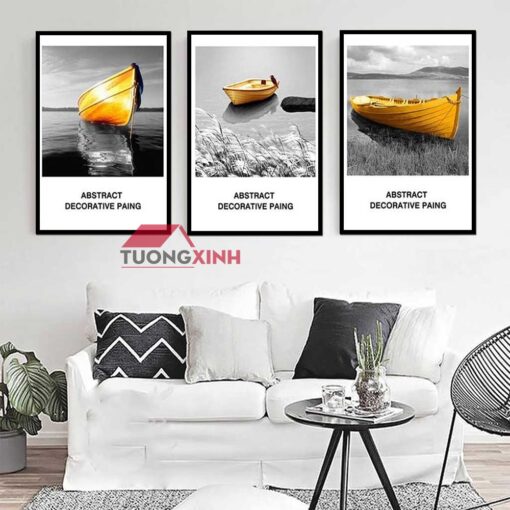 Tranh treo phòng khách Thuận Buồm Xuôi Gió PT1384