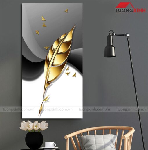 Tranh treo tường phòng khách nghệ thuật hiện đại NT1476