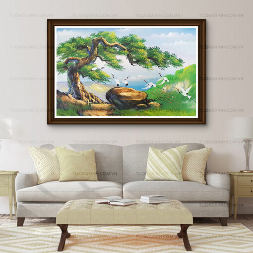 Tranh sơn dầu phong cảnh nghệ thuật SD486