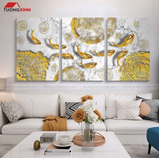 TRANH CÁ CHÉP NGHỆ THUẬT PT1491