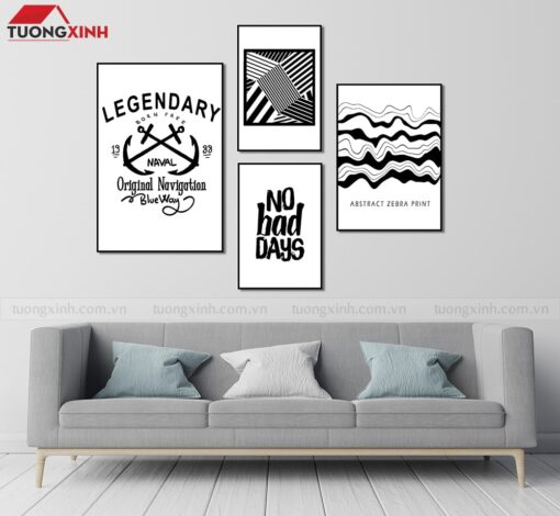 Tranh treo tường nghệ thuật tối giản SCA1598
