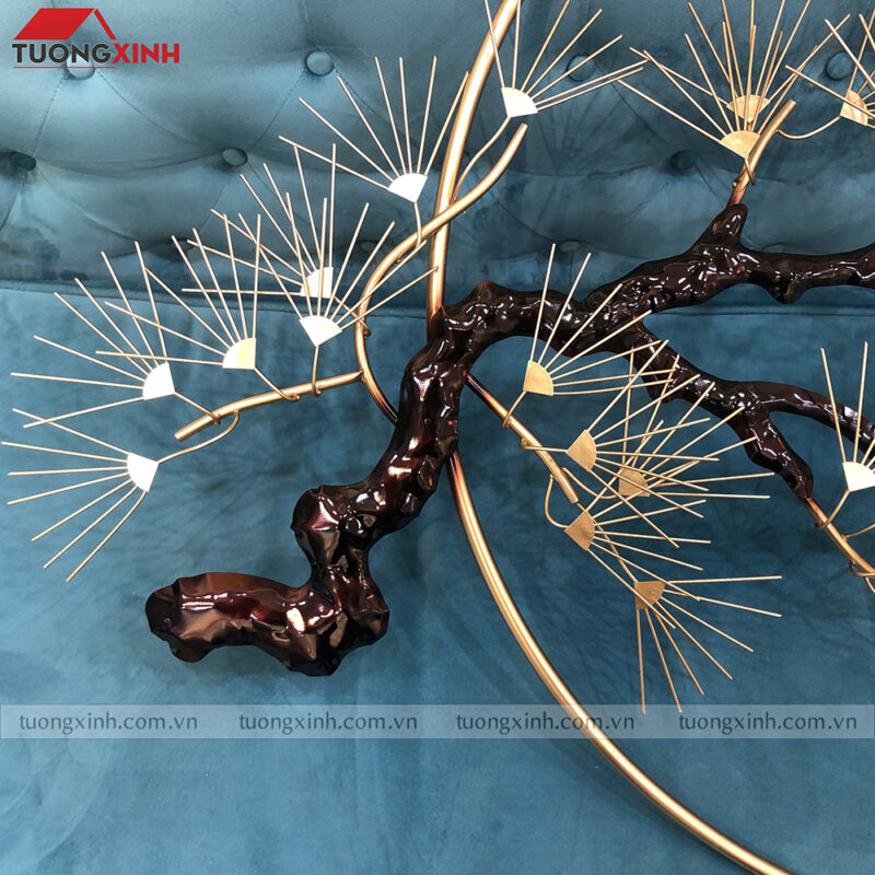 Tranh sắt nghệ thuật cây Tùng phong thủy TX698 - Ảnh 6
