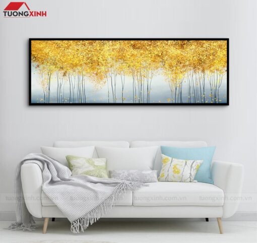 Tranh treo tường phòng khách nghệ thuật hiện đại NT1636