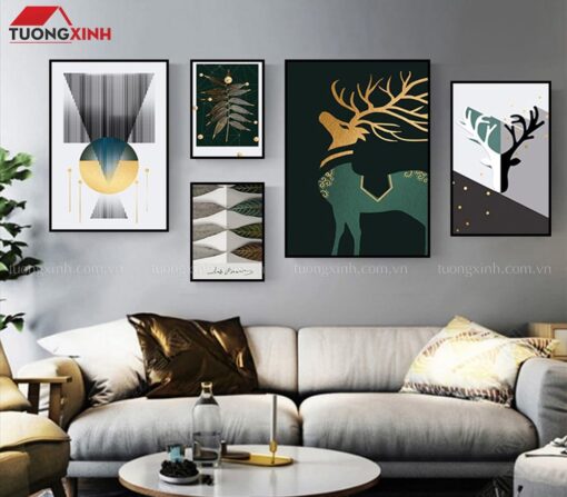 Tranh treo tường hiện đại phong cách Bắc Âu SCA1673