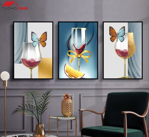 Tranh trang trí phòng ăn nghệ thuật hiện đại SCA1689