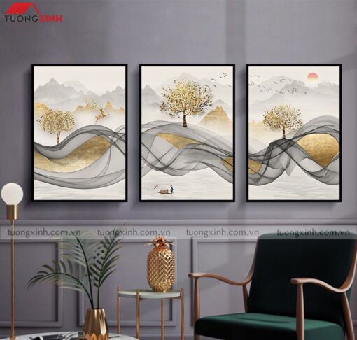 Tranh trang trí phòng khách phong cảnh nghệ thuật SCA1758