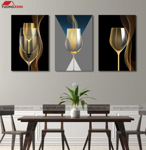 Tranh trang trí phòng ăn nghệ thuật hiện đại PA1734
