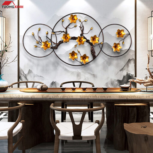 Tranh kim loại cao cấp trang trí nội thất TX739