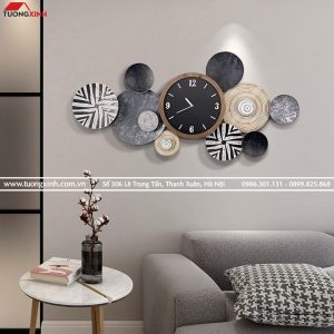 Đồng hồ trang trí nội thất phòng khách DHA102