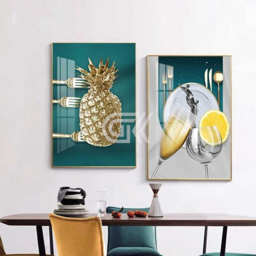 Tranh trang trí phòng ăn Chiếc Ly TG373