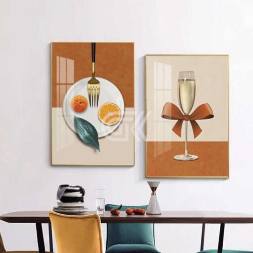 TRANH TRANG TRÍ PHÒNG ĂN CHIẾC LY TG377