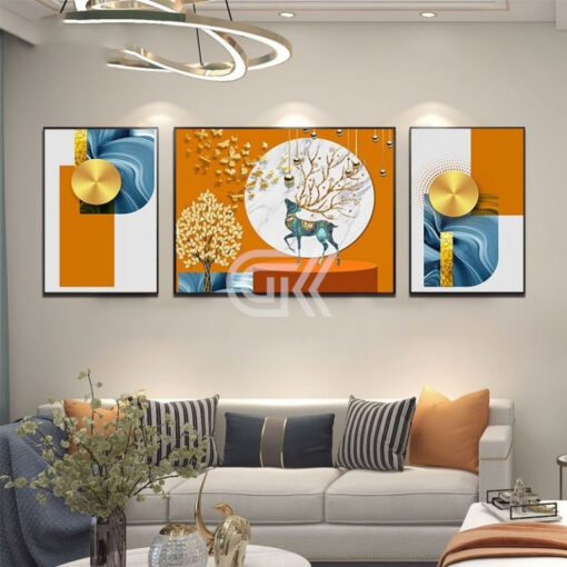 TRANH PHÒNG KHÁCH NGHỆ THUẬT HIỆN ĐẠI TG301