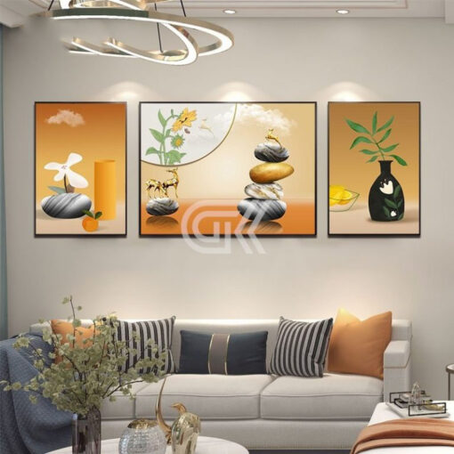 TRANH TRANG TRÍ LỌ HOA NGHỆ THUẬT TG323