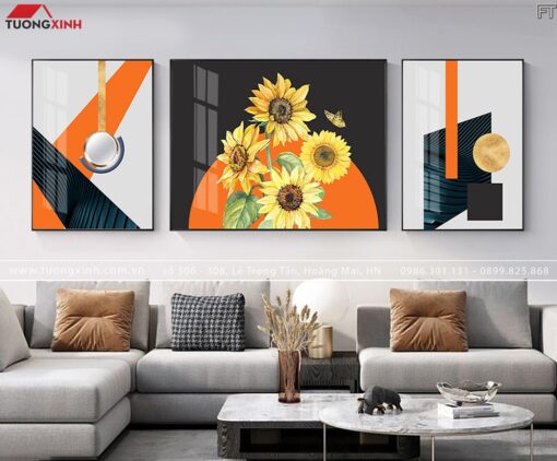 TRANH TRÁNG GƯƠNG TRANG TRÍ HOA NGHỆ THUẬT TG236