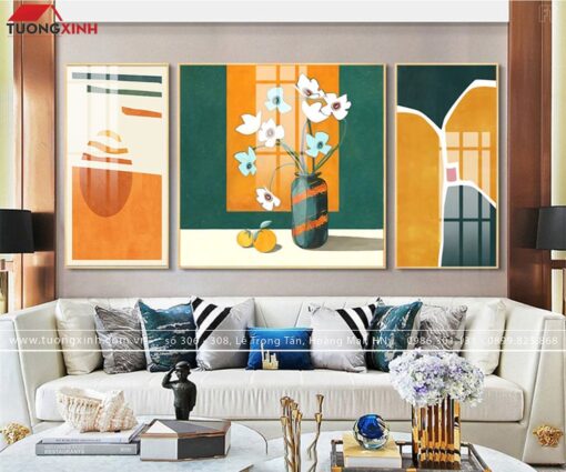 Tranh lọ hoa trang trí nghệ thuật TG151