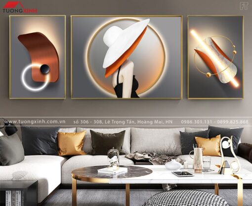 TRANH TRÁNG GƯƠNG CÔ GÁI NGHỆ THUẬT TG214