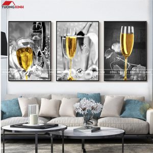 Tranh trang trí phòng ăn Chiếc Ly TG064