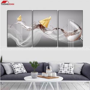 Tranh trang trí phòng ăn Chiếc Ly TG057