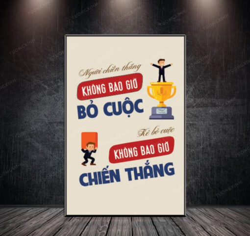 TRANH TREO VĂN PHÒNG TẠO ĐỘNG LỰC DL127