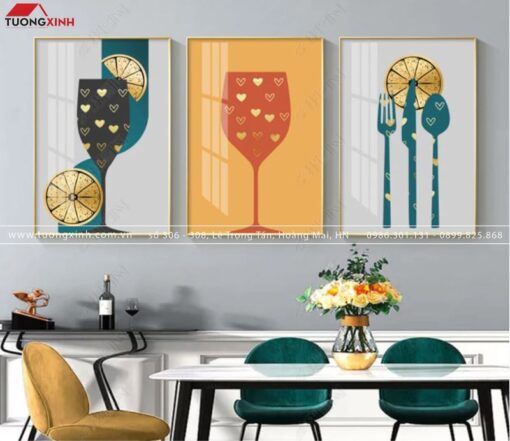 TRANH HIỆN ĐẠI TRANG TRÍ PHÒNG ĂN TG693