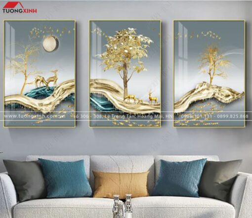 TRANH TRANG TRÍ PHÒNG KHÁCH HIỆN ĐẠI TG680