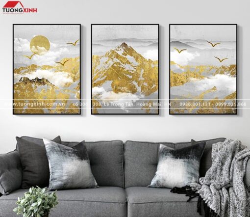 TRANH PHONG CẢNH ĐỒI NÚI NGHỆ THUẬT TG552