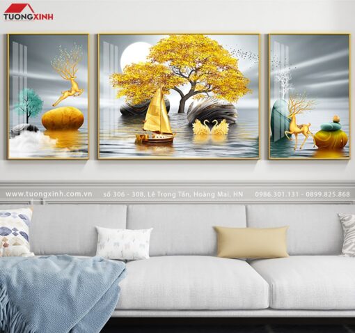 TRANH TRÁNG GƯƠNG PHONG CẢNH NGHỆ THUẬT TG718