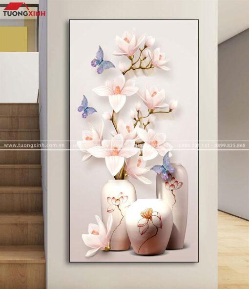 TRANH TRANG TRÍ BÌNH HOA NGHỆ THUẬT TG464