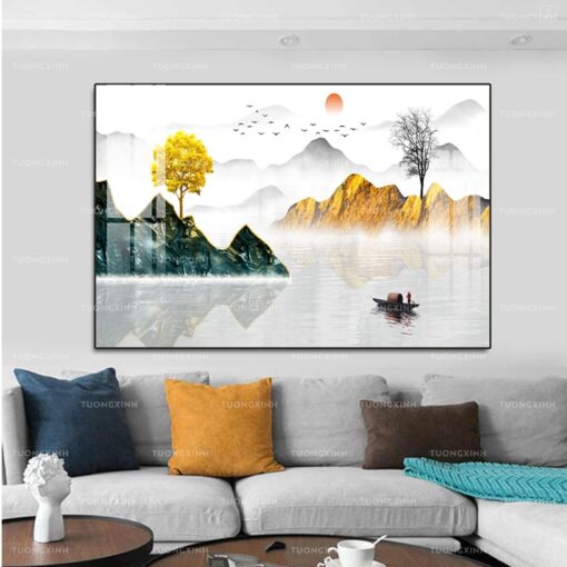 Tranh treo tường tuần lộc nghệ thuật TG930