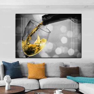 Tranh chiếc ly trang trí phòng ăn TG890