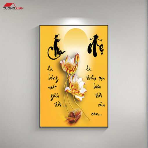 Tranh thư pháp Cha Mẹ TG1160