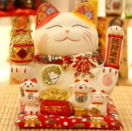 Mèo Thần Tài Vẫy Tay Chiêu Tài Đón Lộc MT31