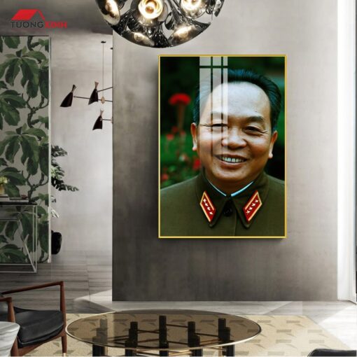 Tranh tráng gương Chân Dung Bác Võ Nguyên Giáp BH16