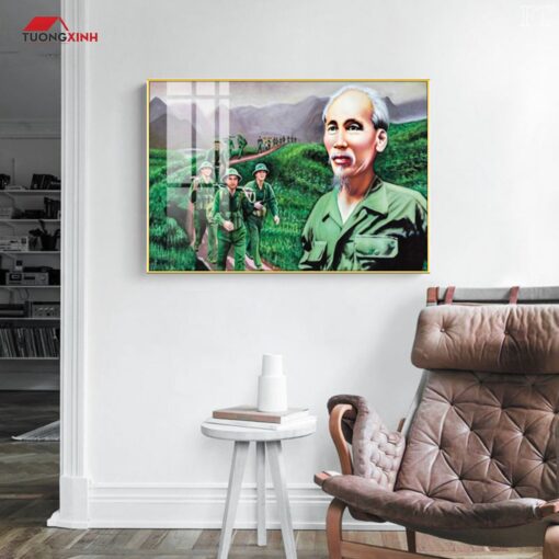 Tranh Tráng Gương Bộ Đội Cụ Hồ BH20