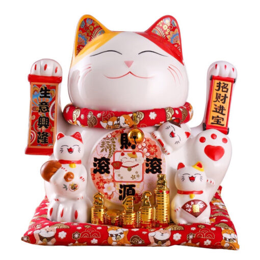 Mèo Thần Tài Vẫy Tay Chiêu Tài Đón Lộc MT6