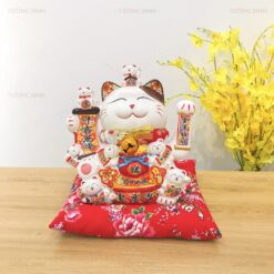Mèo Thần Tài May Mắn Vẫy Tay Gọi Tài Lộc MT15