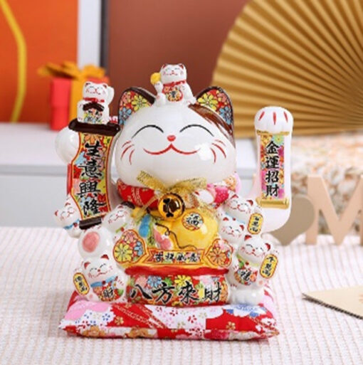 Mèo Thần Tài Vẫy Tay Chiêu Tài Đón Lộc MT51