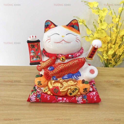 Mèo Thần Tài May Mắn Vẫy Tay Gọi Tài Lộc MT39