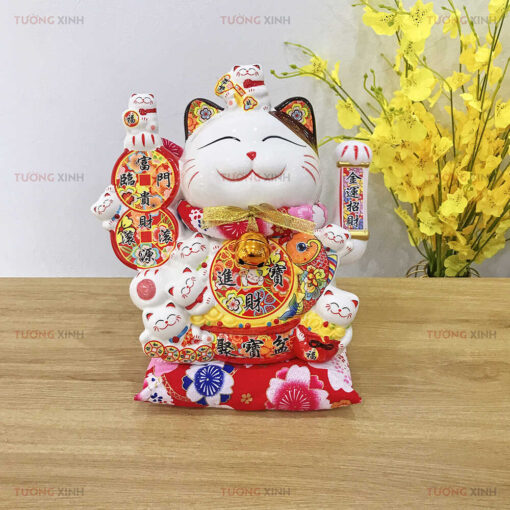 Mèo Thần Tài Vẫy Tay Chiêu Tài Đón Lộc MT49