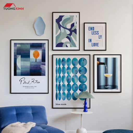 Set tranh treo tường Scandinavia tối giản nghệ thuật SCA1944