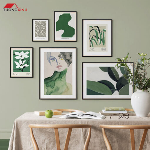 Set tranh treo tường Scandinavia tối giản nghệ thuật SCA1945