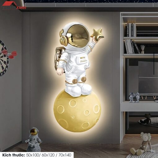 Tranh tráng gương đèn LED, Phi Hành Gia Nghệ Thuật LD54