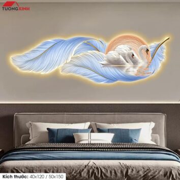 tranh led trang guong 63