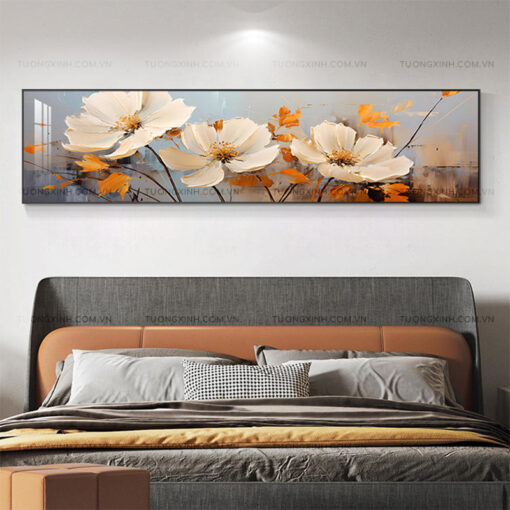Tranh hoa nghệ thuật trang trí phòng ngủ TG1749